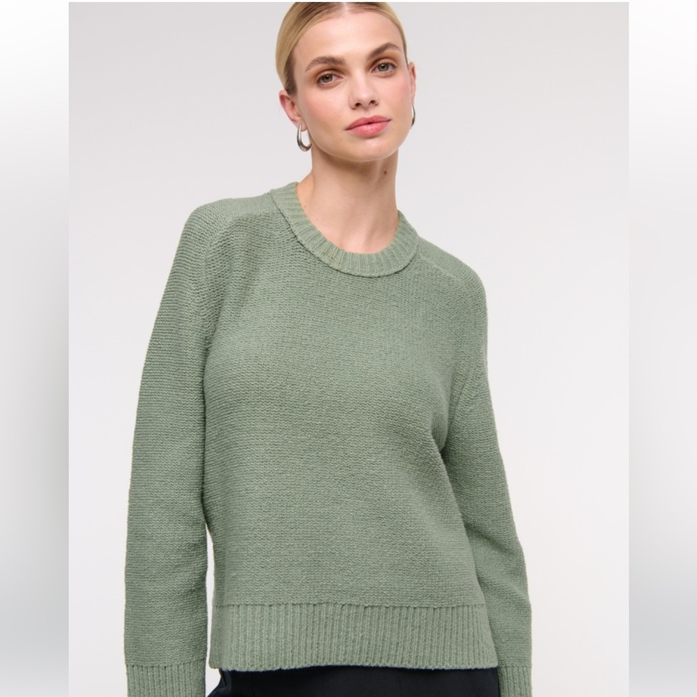 Abercrombie & Fitch Madeline Textural Crew Sweater